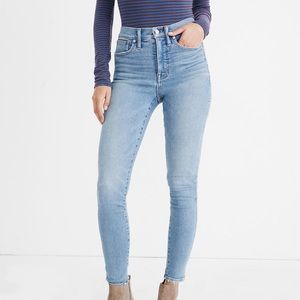 Madewell 10” High Rise Skinny Jeans in Hamden Wash